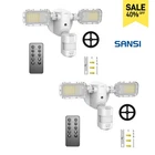 Sansi 10,000LM Led Motion Sensor Security Lights 90W Outdoor 2 Pack With Remote New. Price: $80.99.