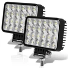 Led Tractor 2PCS 6 Inch 10000LM 12V Flood Square Work New. Price: $75.80.