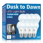 8 Pack Dusk To Dawn Bulbs Outdoor, 5000K-DAYLIGHT, 720LM, 9W(60W New. Price: $46.92.