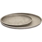 Atlas Lighting & Home AC11522-01S Oval Pebble Antique Nickel Tray, Set Of New. Price: $304.30.