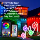 98FT Permanent Outdoor Rgb Led Eaves Lights With App Remote Control IP67 New. Price: $59.90.