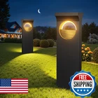 Bonlion Modern Solar Pathway Lights Outdoor, 6 Pack Upgraded Moon Shaped Landsca New. Price: $68.87.