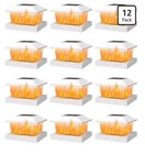 Aponuo 18PK Solar Post Cap Lights Flickering Flame Warm White Deck Fence Open. Price: $75.00.