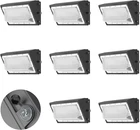8 Pack 160W Led Wall Lights With Photocell, 25,600LM, IP65 New. Price: $583.99.