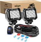 Led Bar 2PCS 18W Flood Off Road Lights 12V 5PIN Rocker Switch Wiring Harne New. Price: $42.74.