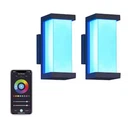 Atomi Smart Quadrata Wifi Led 2 Pack Wall Lights Sconces Home Compatible Open. Price: $139.95.