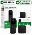 Blink Video Doorbell + Outdoor 4 Camera Sync Module 2 Security Bundle New. Price: $94.99.
