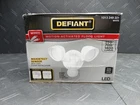 Defiant Maxdetect 240 White Motion Sensor Wired Outdoor 2-HEAD Led Flood Light Open. Price: $16.99.