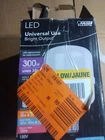 Feit 300W Equivalent High Lumen Daylight (5000K) Hid Utility Led Bulb Open. Price: $17.99.