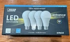 Feit Electric Led Dimmable 100W Replacement Light Bulbs, 15000-HOUR 4PACK 5000K New. Price: $14.99.
