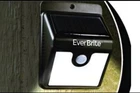 Ever Brite Motion-activated Solar Power Outdoor Security Light New, Sealed. Price: $17.95.