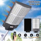 Much 8000W Solar Street Lights Outdoor Motion Sensor 220 Lighting New. Price: $78.99.