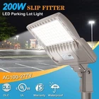 200W Led Shoebox Pole Light 28,000LM Commercial Parking Lot Fixture 5000K New. Price: $111.35.