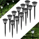 Lamtree 12/8 Pack Solar Lights , Waterproof Auto Led Lighting (cool White) New. Price: $32.95.