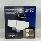 Lutec Motion Activated Solar Security Led Light 3000 Lumens Open. Price: $19.99.