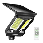 Intelamp Solar Flood Lights Outdoor Waterproof, 4000MAH 1200LM Linkable Black New. Price: $49.99.