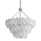 Golden Lighting 6007-27 Cascada 11 28"W Pendant Aegean Silver / Cirrus New. Price: $1649.99.