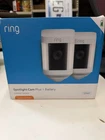 Ring Spotlight Plus Camera Indoor/outdoor Wireless Pack Of 2 Battery New!!!!. Price: $159.99.