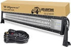 Willpower Led Light Bar 42 Inch 540W Spot Flood Combo Beam, Waterproof Off Road New. Price: $104.74.