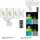 Ustellar 100W 10000LM Led Security Lights Motion Sensor Outdoor, Remote Contr... New. Price: $90.95.