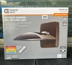 Commercial Electric 5 Color Adjustable Led Wall Flood Security Light, 3000 Lm New. Price: $50.00.