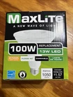 Maxlite Led Outdoor Flood Light Bulb, Weatherproof 100 Watt Replacement 2700K New. Price: $12.99.