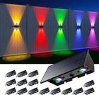 16 Changing Solar Up And Down Fence Lights Pack, Multicolor New. Price: $191.82.