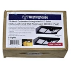 Westinghouse 75W Equivalent Integrated Led Solar Motion Wall Pack Light 2000 Lmn New. Price: $54.99.