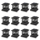Aefreleoht Solar Post Cap Lights, Warm White & Rgb Automatic Cycling, Cracked... New. Price: $180.53.