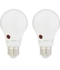 A-6. Amazon Basics A19 Dusk Dawn Sensor Led 2 Count (pack Of 1), Daylight Open. Price: $8.93.