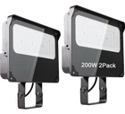 PACK-200W Led Flood Light 5000K 28000LM W/photocell 120/277V Trunnion Mount New. Price: $99.98.