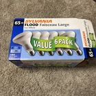Nos Sylvania 65W BR30 Flood Light Bulbs 4 Pack Indoor 120V Open Box New. Price: $25.00.