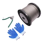 T316 1100FT 1/8" Stainless Steel Wire Rope Aircraft Cable For Deck Railing 7X7 New. Price: $104.79.
