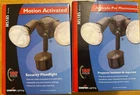 Qty 2 - Cooper MS185 180 Motion Sensor Security Floodlights 150W New. Price: $34.95.