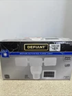 Defiant 180 Degree White Motion Solar Outdoor Dusk To Dawn Led Flood Light New Open. Price: $59.50.