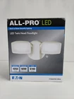 Eaton FT1850LPCW, All-pro Led Twin Head Floodlight, Dusk Dawn Security Light. Open. Price: $31.99.