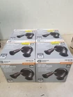 Lot Of 4 Commercial Electric Twin-head Outdoor Flood Light Bronze 1003952709 Open. Price: $40.00.