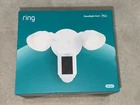 Ring Floodlight Wired Plus Motion-activated Camera 1080P White New. Price: $124.99.