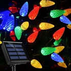 Hugsvik 39FT Solar Christmas C6 BULB-100LEDS, MULTICOLOR-100LEDS New. Price: $27.99.