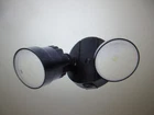 Lutec 2-LIGHT Black Outdoor Integrated Led Wall Mount Flood P6221B Open. Price: $17.95.