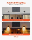 Solar Outdoor Barn Light, 3 Lighting Modes And Motion Sensor, 1-PACK Gooseneck New. Price: $51.90.