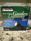 New Manor House Low Voltage Meteor Garden Lighting LV11017-BK Black Spotlight. Price: $10.99.