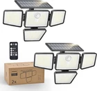 Philips Solar Security Light Outdoor, 196 Led Wall-mounted Flood W/pir Mot New. Price: $44.22.
