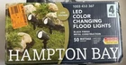 Hampton Bay Millennium Black Adjustable Color Led Outdoor Landscape Flood Light Open. Price: $80.99.