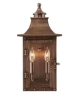 Acclaim 8302CP St. Charles Collection 2-LIGHT Wall Mount Outdoor Copper Fixture New. Price: $240.00.