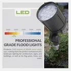 Commercial Electric 12W Bronze Outdoor Led Bullet Flood Light 1500 Lumens 3000K. Open. Price: $19.99.