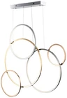 ET2 Union 46 3/4"W 5-LIGHT Multi-plated Led Island Pendant New. Price: $2598.00.