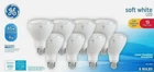 Ge Led BR30 Soft White Indoor Floodlight Bulb (8 Pack) - Energy Star Certified New. Price: $32.99.