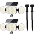 Haaray Solar Motion Sensor Outdoor Lights With Stakes, Inground Wall Mount... New. Price: $90.62.