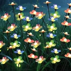 Aureate Horizon Solar Flower Lights Outdoor Waterproof 8 Pack 32 Leds Garden New. Price: $58.95.